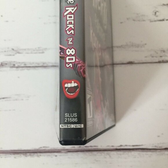 Guitar Hero Encore Rock The 80s Sony PlayStation 2 PS2 Video Game Tested Works - Picture 6 of 10